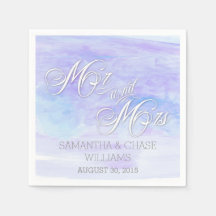 SCHATTEN VON BLUES WATERCOLOR WEDD