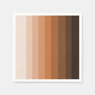 Schatten von Brownpapierservietten Serviette