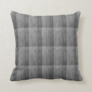 Schatten von grauem Ombre Striped Kissen