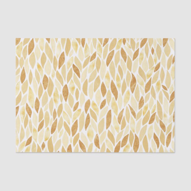 SCHATTEN VON HERBSTLAUBEN DES STÜCK SEIDENPAPIER (Vorderseite)