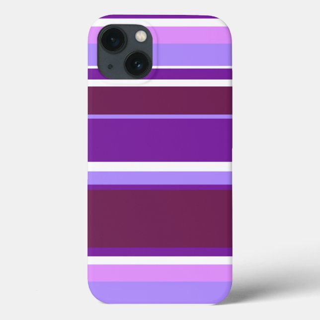 Schatten von lila Streifen Case-Mate iPhone Fall Hülle (Rückseite)