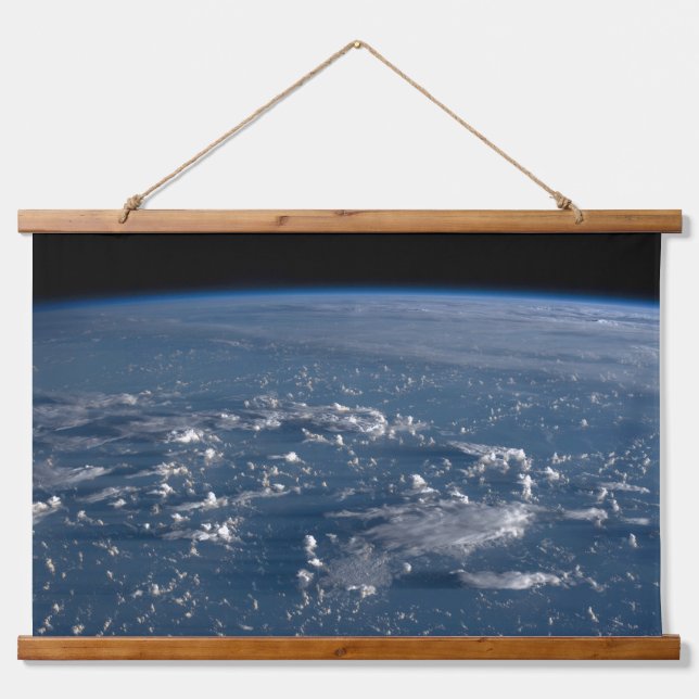 Schatten von Wolken über das philippinische Meer Wandteppich Mit Holzrahmen (Vorne)