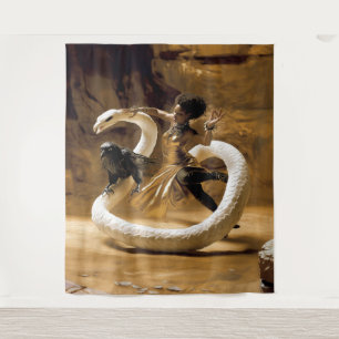 Schattenarbeit okkultisiert Dunkelhexe Erholung Ku Wandteppich