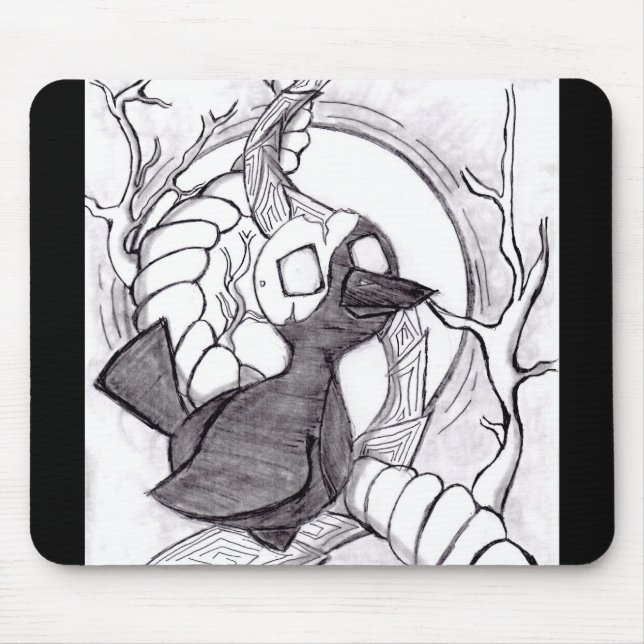 Schattenbaum Mousepad (Vorne)