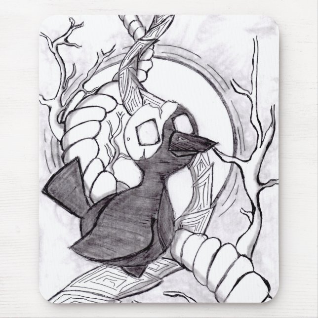 Schattenbaum Mousepad (Vorne)