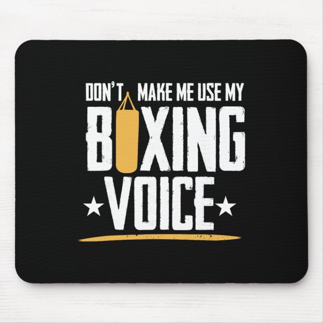 Schattenboxen Boxhandschuhe Kickboxen G Boxer F Mousepad (Vorne)
