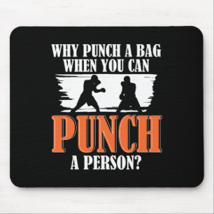 Schattenboxen Boxhandschuhe Kickboxen G Boxer F Mousepad