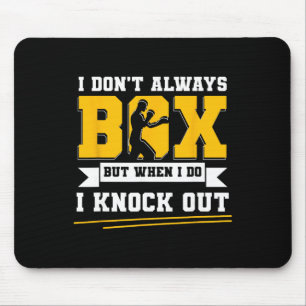 Schattenboxen Boxhandschuhe Kickboxen G Boxer F Mousepad