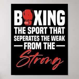 Schattenboxen Boxhandschuhe Kickboxen G Boxer F Poster