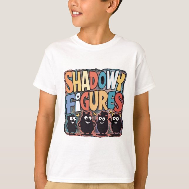 ✅ 👕 Schattenfiguren T - Shirt Design 👕 ✅ (Vorderseite)