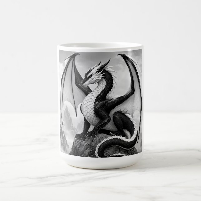 Schattenflammendrache Kaffeetasse (Mittel)