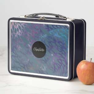 Schattenhai Whale auf Gradientengalaxie B2S Metall Brotdose