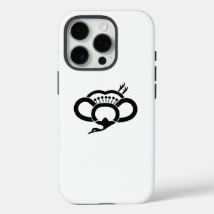 Schattenkranförmige Pflaumenblüte iPhone 16 Pro Hülle