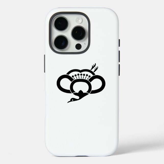 Schattenkranförmige Pflaumenblüte Case-Mate iPhone Hülle (Rückseite)