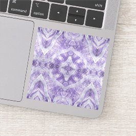 Schattenlicht Lila Abstrakte Aquarellkunst Aufkleber