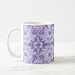 Schattenlicht Lila Abstrakte Aquarellkunst Kaffeetasse