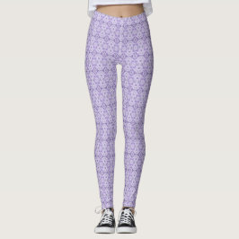 Schattenlicht Lila Abstrakte Aquarellkunst Leggings