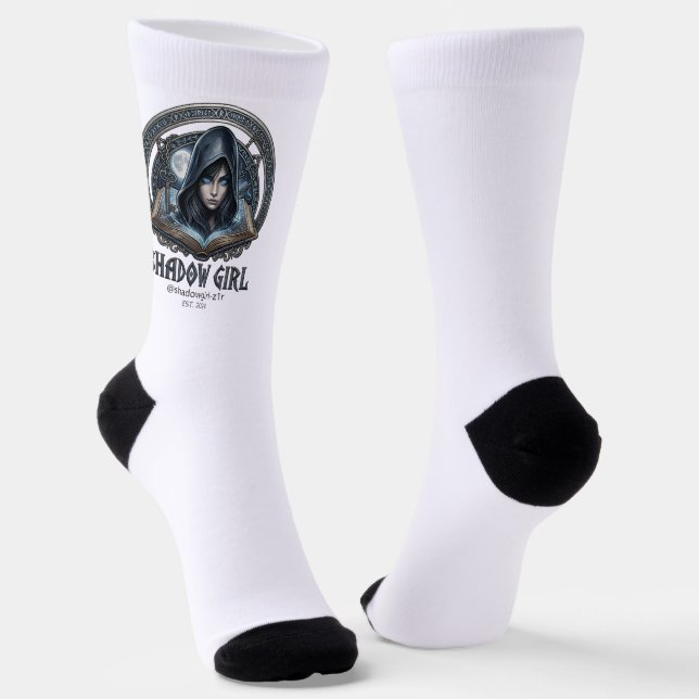 Schattenmädchen Socken (Gewinkelt)