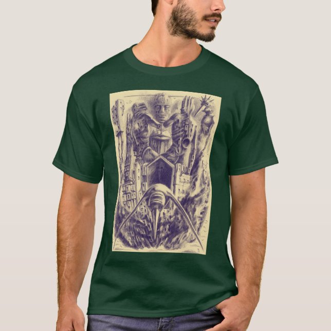 Schattenpalaststiftkunst T-Shirt (Vorderseite)