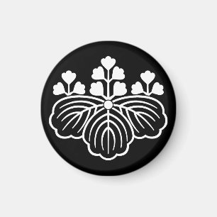 Schattenpaulownia mit 5-3 Blüten Magnet