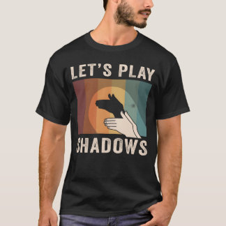 Schattenpuppetry-Puppenshow-Kunstjunge T-Shirt