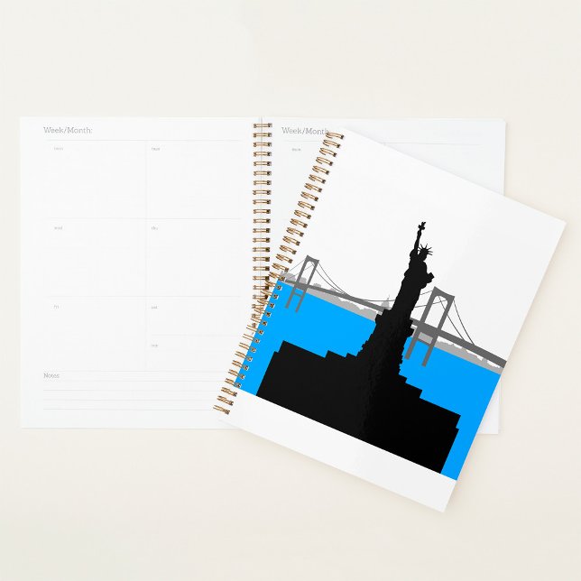Schattenriss der Freiheitsstatue New York Skyline Planer (Von Creator hochgeladen)