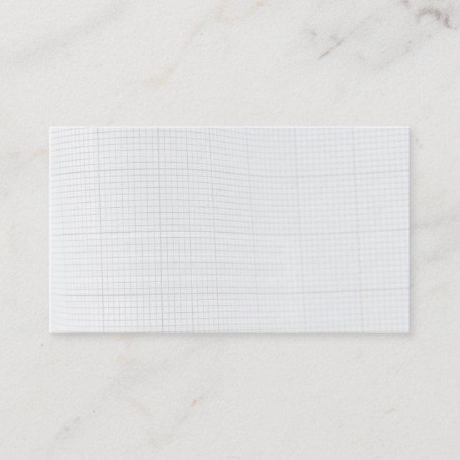 schattierte Diagramm-Visitenkarte Visitenkarte (Vorderseite)