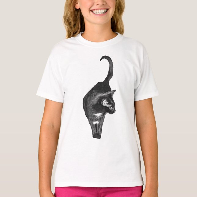 Schattierter Cat Walk T-Shirt (Vorderseite)