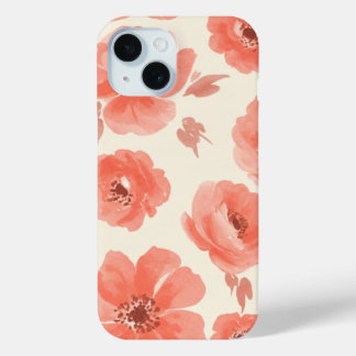Schattierter Floral Print Phone Case