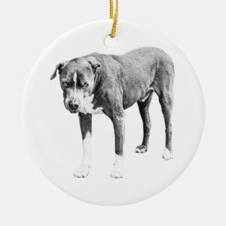 Schattierter Grubenstiel auf Baumseite Keramik Ornament