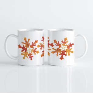 Schattierungen der Orangen Eichenhaine Kaffeetasse