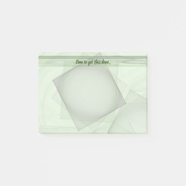 Schattierungen des geometrischen Hintergrunds von  Post-it Klebezettel (Vorderseite)