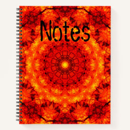 Schattierungen des Golden Orange | Mandala Art Notizbuch