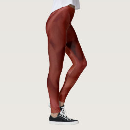 Schattierungen dunkelbrauner Eleganter Leggings