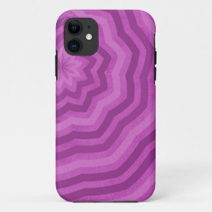Schattierungen Lila abstrakter Gestaltung iPhone 11 Hülle