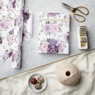 Schattierungen Lila blutiger blutiger Hochzeiten Geschenkpapier