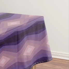 Schattierungen Lila geometrischer Abstrakter Kunst Tischdecke