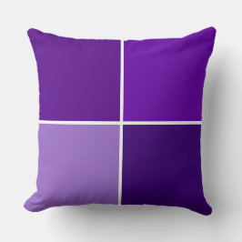 Schattierungen Lila Schachbrett Kissen