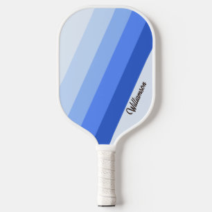 Schattierungen von Blau Benutzerdefinierter Name P Pickleball Schläger
