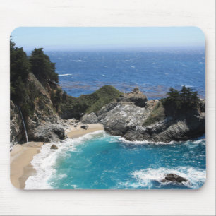 Schattierungen von Blau - Landschaftsbild Foto Mou Mousepad