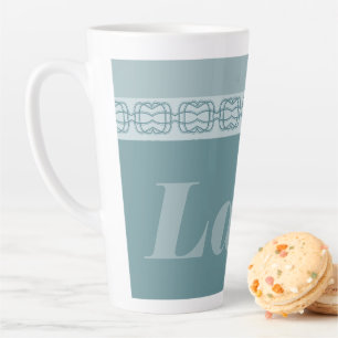 Schattierungen von Blau Milchtasse