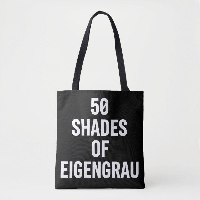 Schattierungen von Eigenrau Minimalistisches Textd (Vorderseite)