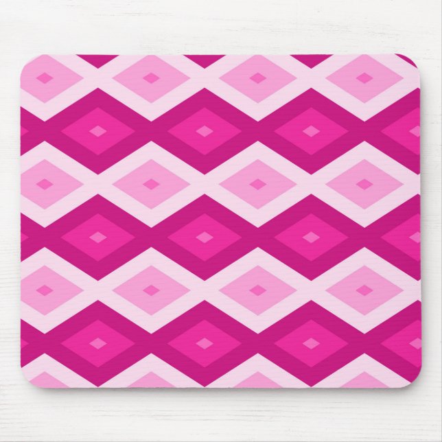 Schattierungen von Fuchsiendiamanten Mousepad (Vorne)