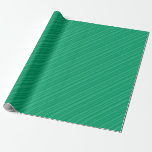 Schattierungen von grünen Streifen Geschenkpapier