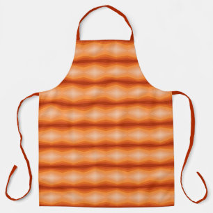 Schattierungen von Orange Geometrische Abstrakte K Schürze