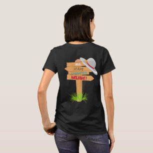 Schattiges Charakter-Zeichen T-Shirt