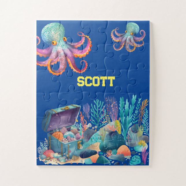 Schatz im Meer Puzzle (Vertikal)