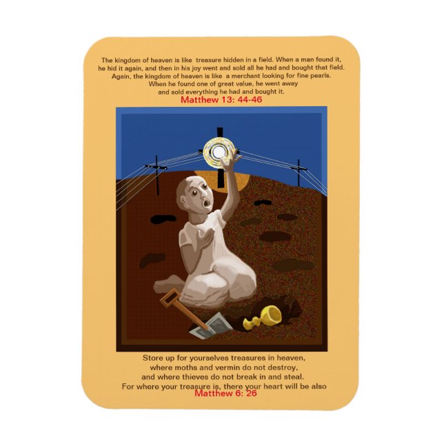 Schatz in einem Feld Magnet (Vertikal)