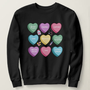 Schatz Krankenschwestern Valentinstag Sweatshirt