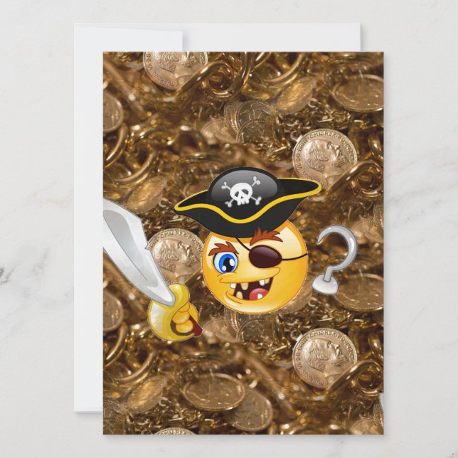 Schatz Pirate Emoji (Vorderseite)